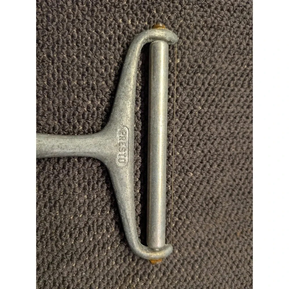 Vintage Presto Cast Aluminum Wire Cheese Slicer Mid-Century